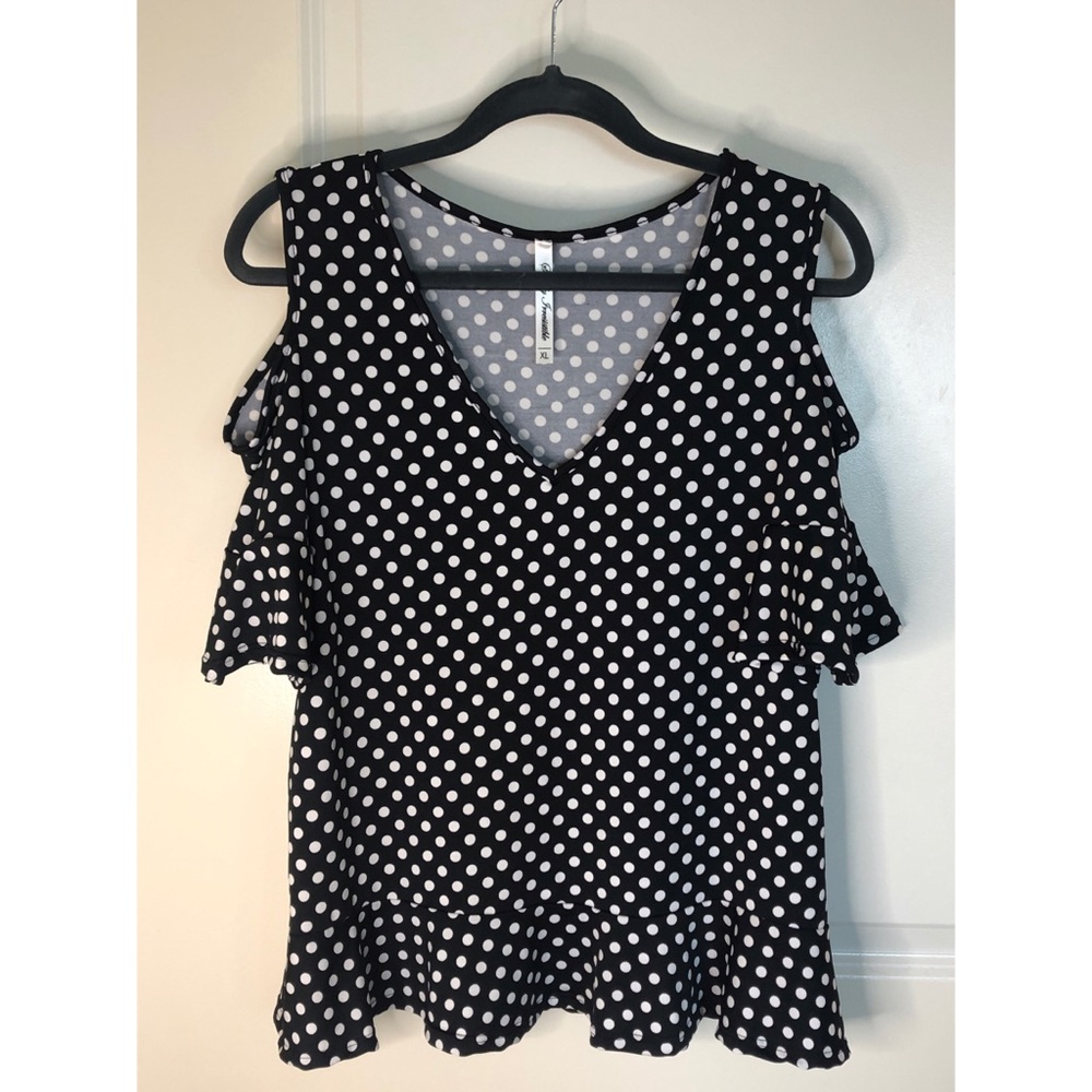 NWOT Simply Irresistible Cold Shoulder Top Sz XL